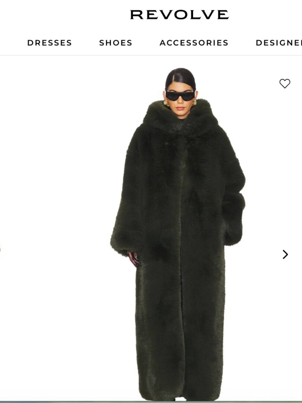 Faux Fur Coat by GIUSEPPE DI MORABITO Size XS